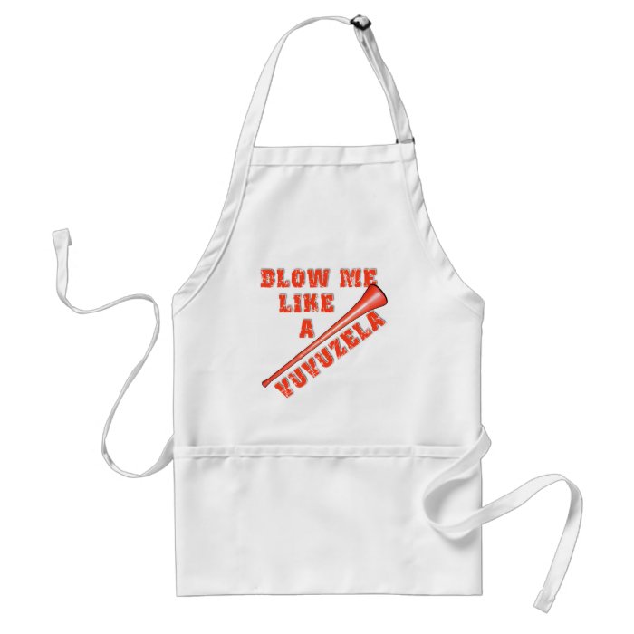 Blow Me Like a Vuvuzela Funny Tshirts Apron