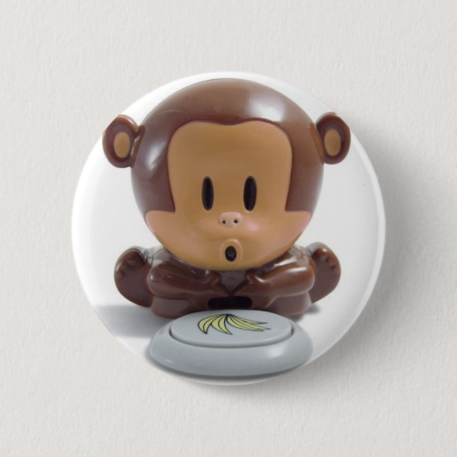 blow-monkey-nail-dryer[1] pinback button (Front)