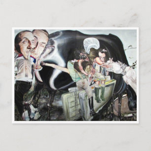 blow postcard