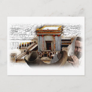 Blow the Shofar in Zion Postcard