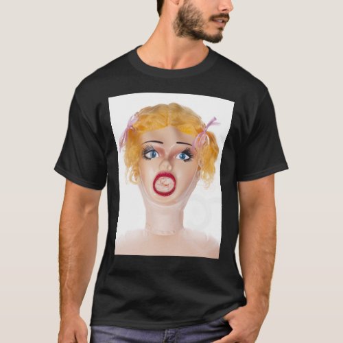 Blow Up Doll Face Adult Blowup Classic T_Shirt