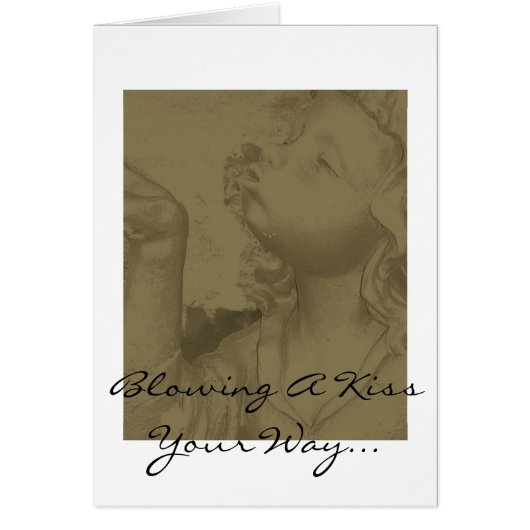Blowing A Kiss Cards (Front)