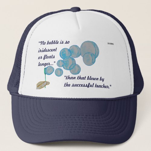 Blowing Bubbles Trucker Hat