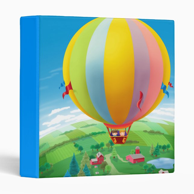 Blowing In The Wind 3 Ring Binder (Front/Spine)