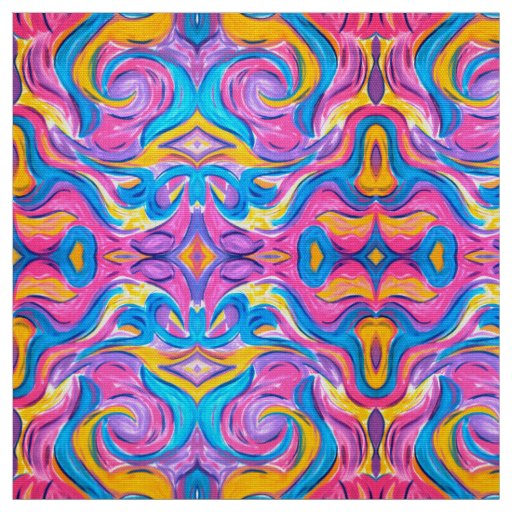 Blowing In The Wind-Abstract Geometric Pattern Fabric
