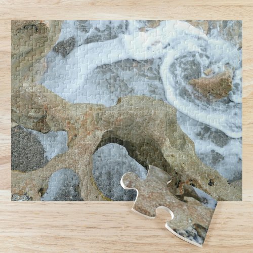 Blowing Rocks Jupiter FL Photographic Geologic Jigsaw Puzzle