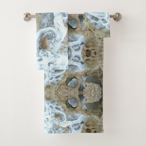 Blowing Rocks Jupiter Florida Coastal Bath Towel Set