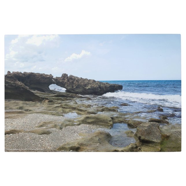 Blowing Rocks Preserve Jupiter Florida Wall Art (Front)
