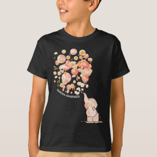 Blowing Up Orange Balloons Leukemia Awareness T-Shirt