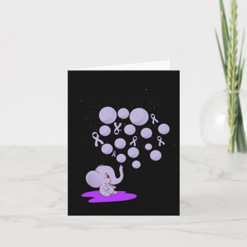 Blowing Up Purple Balloons Overdose Awareness Gift Card