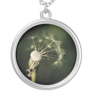 Blown Away- dandelion necklace
