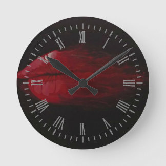 Blown Away Round Clock