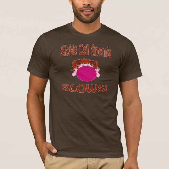 Blows Sickle Cell Anemia Shirt (Front)