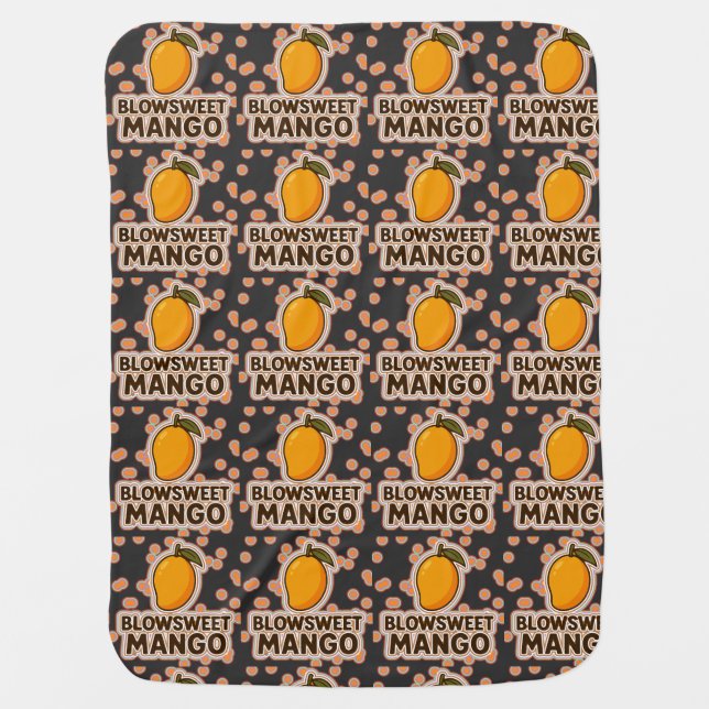 BLOWSWEET MANGO BABY BLANKET (Front)
