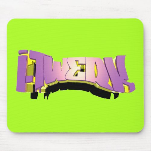 Blox3dnyccom I_Twerk design Mouse Pad