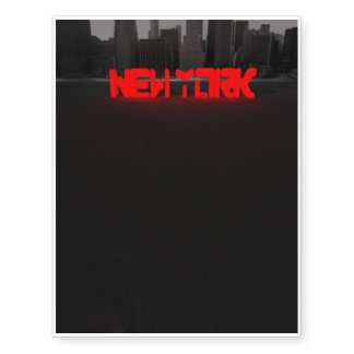 Blox3dnyc.com New York Hudson river. Temporary Tattoos
