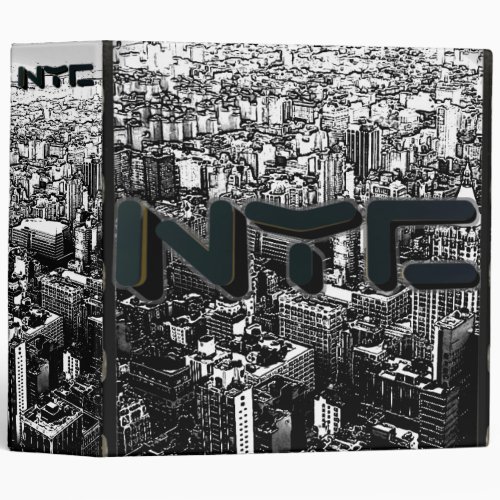 Blox3dnyccom NycDesigned by Qproduct 3 Ring Binder