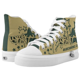 Blox3dnyc.com Urban star design for Lyrikal High-Top Sneakers