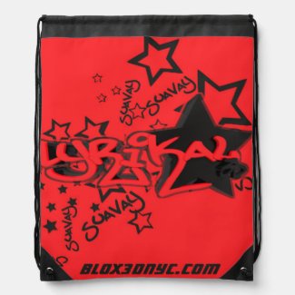 Blox3dnyc.com Urban star design for Lyrikal Lbf Su Drawstring Backpack