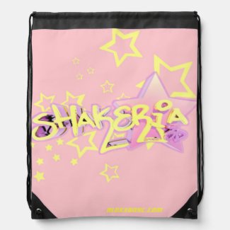 Blox3dnyc.com Urban star for Skakeria Drawstring Bag