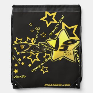 Blox3dnyc.com urbanstar design for DaniDevastation Drawstring Backpack