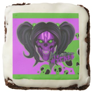 Blox3dnyc.com Wicked lady design.Green/Purple Brownie