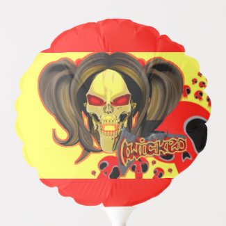Blox3dnyc.com Wicked lady design.Red/Yellow Balloon