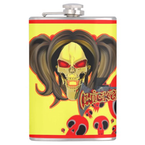 Blox3dnyccom Wicked lady designRedYellow Flask