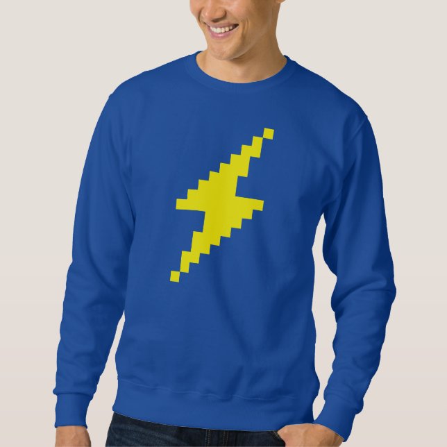 Bloxels Lightning bulge Sweatshirt (Front)