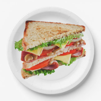 BLT CLUB PAPER PLATES