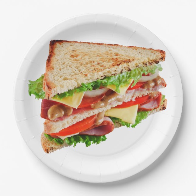 BLT CLUB  PAPER PLATES (Front)