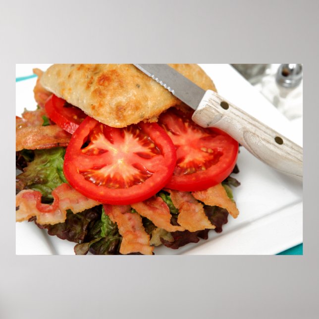 BLT On A Ciabatta Roll Poster (Front)