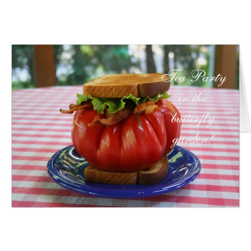 BLT with Giant Tomato