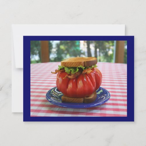 BLT with Giant Tomato Invitation