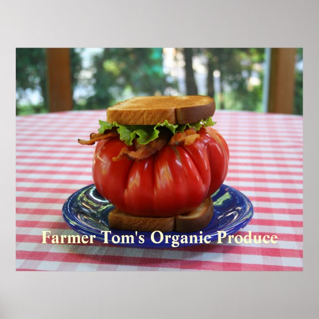 BLT with Giant Tomato Poster (Front)