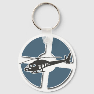 Blu Copter Key Chain