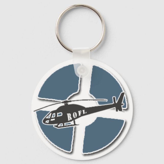 Blu Copter Key Chain (Front)