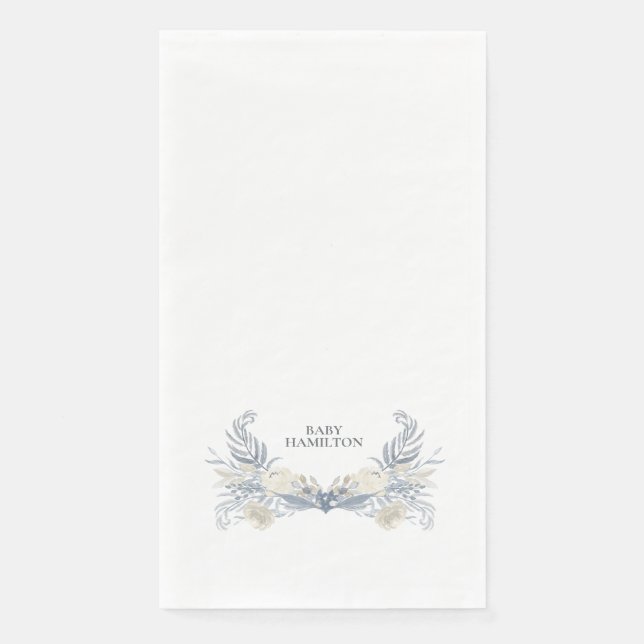 Blu eHeron Personalized Guest Towel (Front)