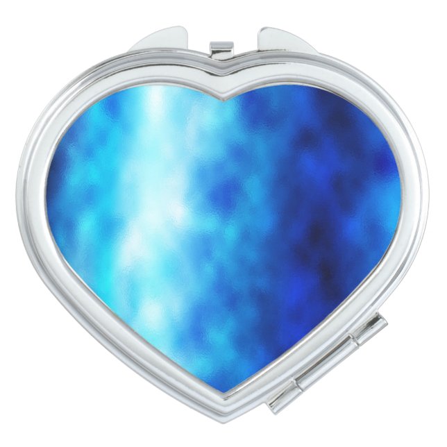 Blu Glass Compact Mirror (Front)