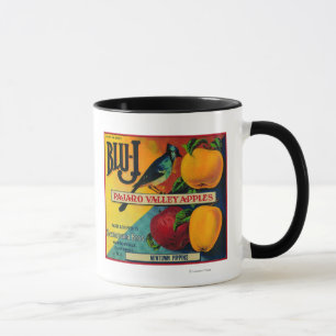 Blu-J Apple Crate LabelWatsonville, CA Mug