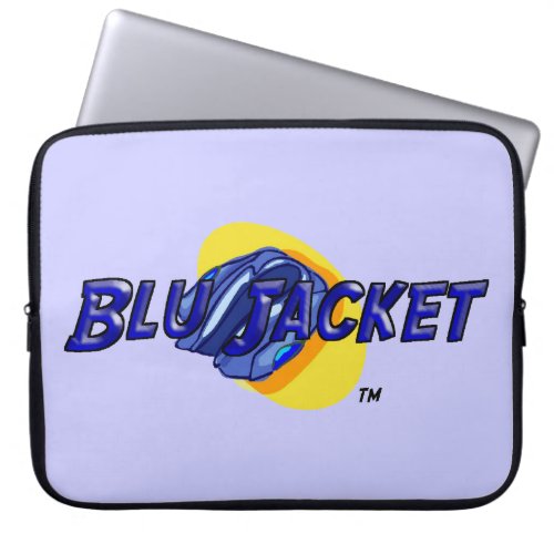 Blu Jacket Logo Laptop Sleeve