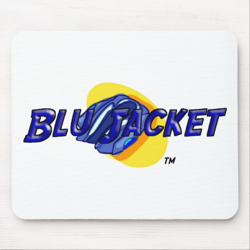 Blu Jacket Logo Mouse Pad