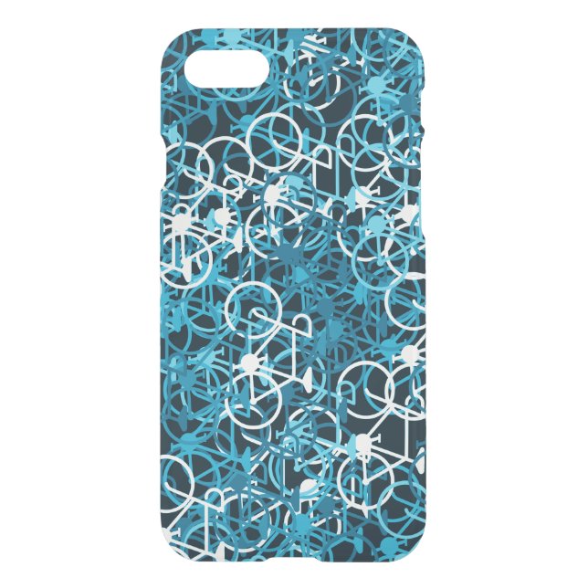 Blu Note Bicycle/Cyclist's Deflector iPhone case (Back)