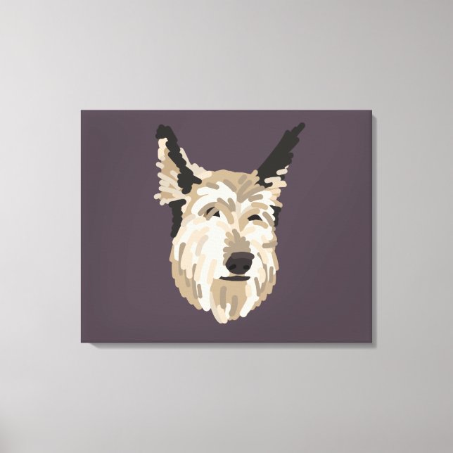 Blu Portrait Canvas Art - Background (Front)