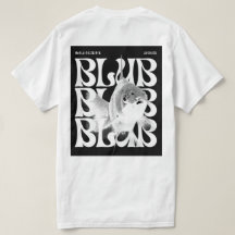 Blub Blub Life – Chill Grunge Fish Quote T-Shirt