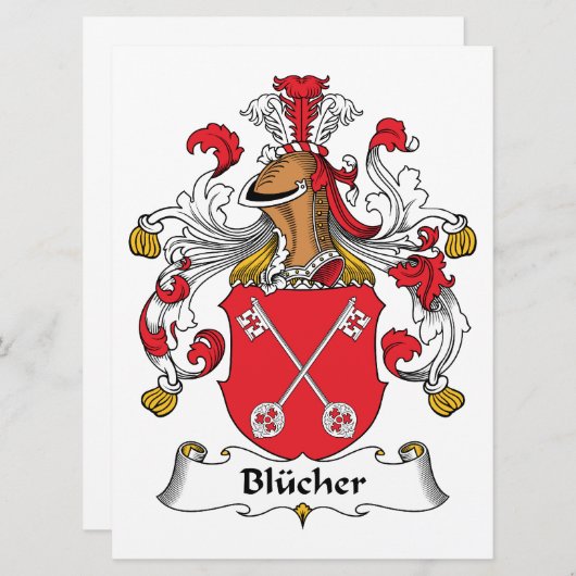 Blucher Family Crest (Front/Back)