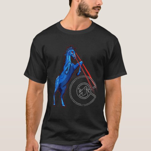 Blucifer _ Denver Airport Creepy Horse T_Shirt