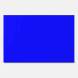 Blue 0303ff yard sign