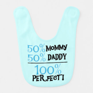 Blue 100 Percent Perfect Bib