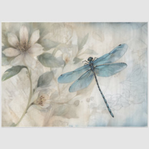 Blue 10 tissue paper